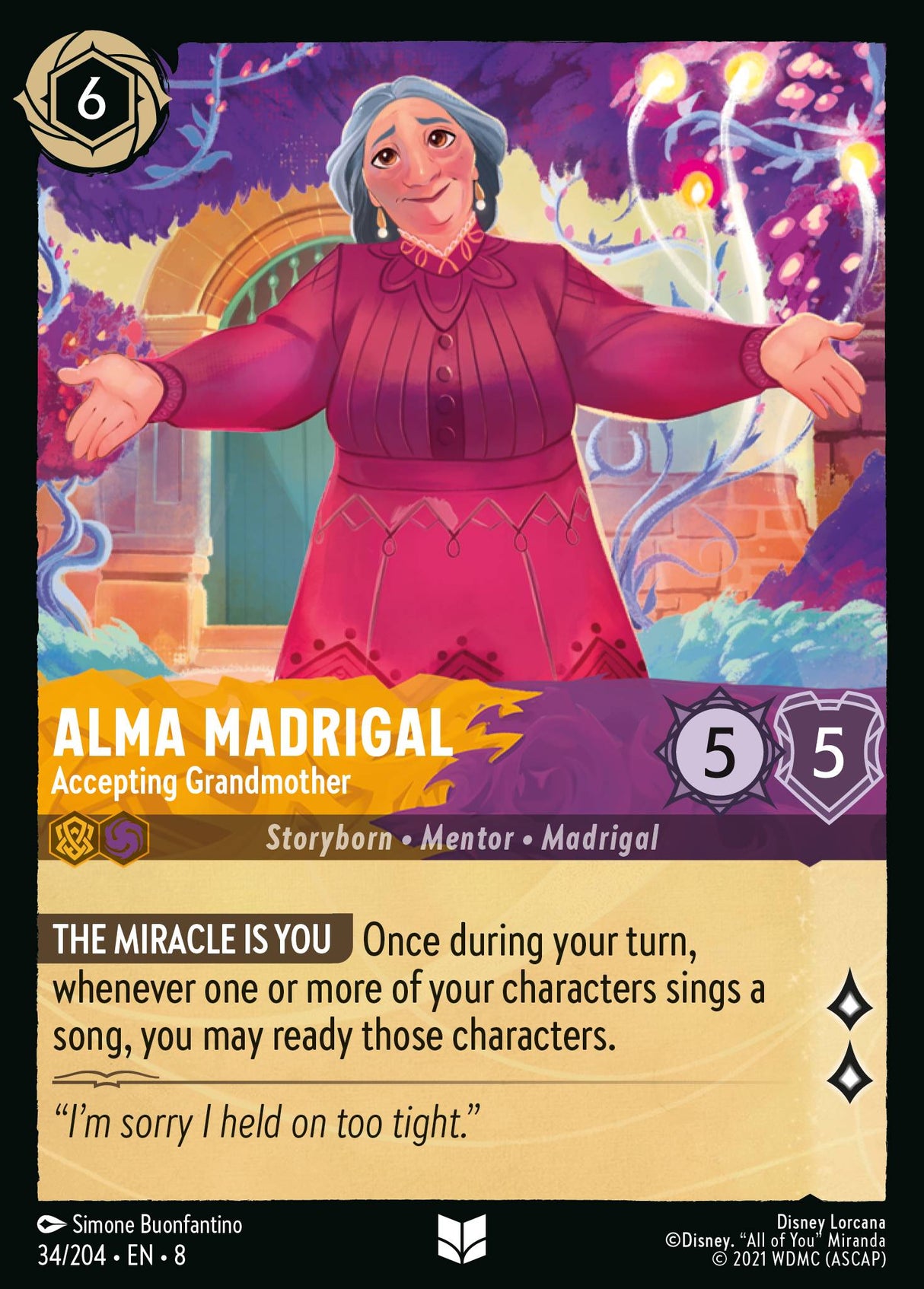Alma Madrigal - Accepting Grandmother - [Foil] Reign of Jafar (8)
