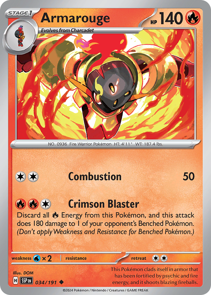 Armarouge (34/191) - Surging Sparks (SSP)