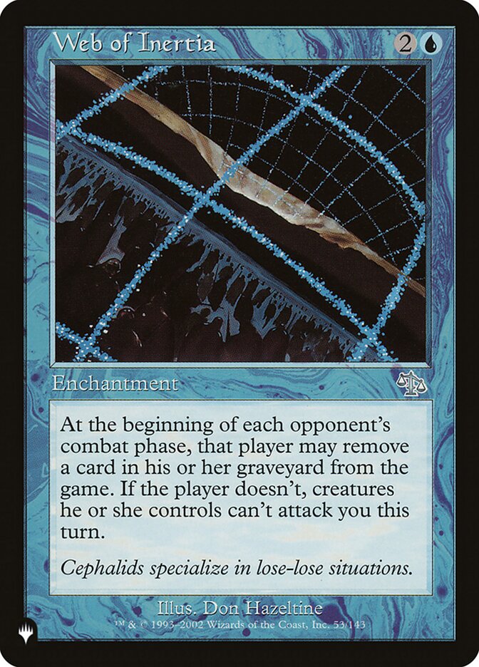 Web of Inertia (JUD-53) - The List (PLST)