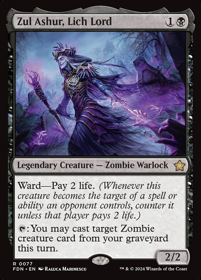 Zul Ashur, Lich Lord (77) - Foundations (FDN)