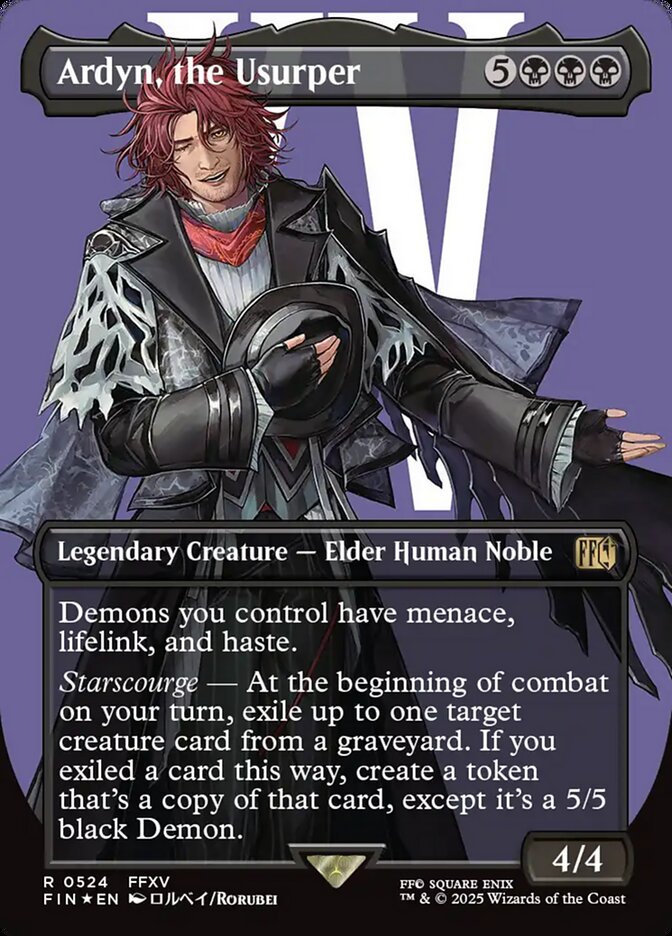 Ardyn, the Usurper (524) - [Surge Foil, Borderless] Final Fantasy (FIN)