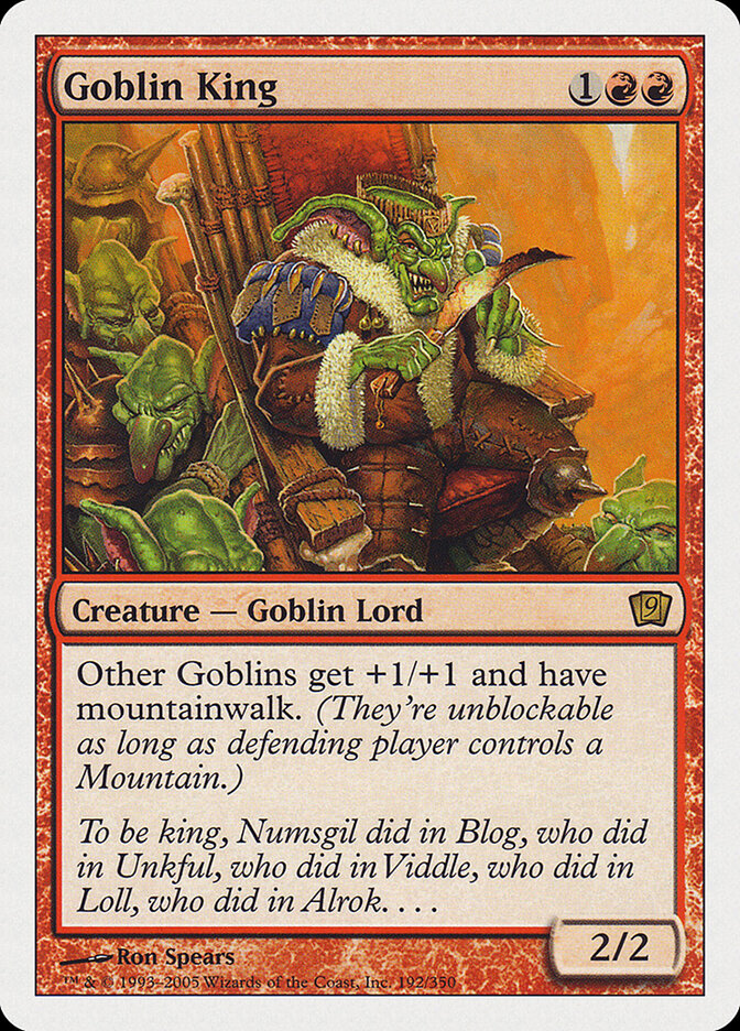 Goblin King (192) - Ninth Edition (9ED)