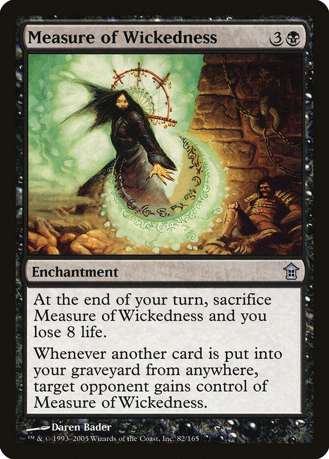 Measure of Wickedness (82) - Saviors of Kamigawa (SOK)