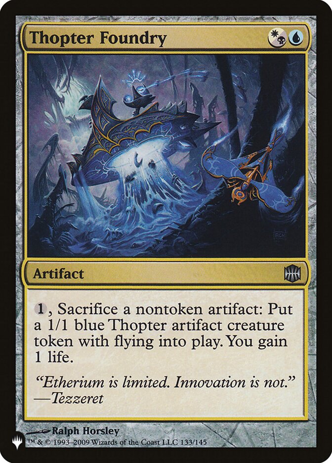 Thopter Foundry (ARB-133) - The List (PLST)