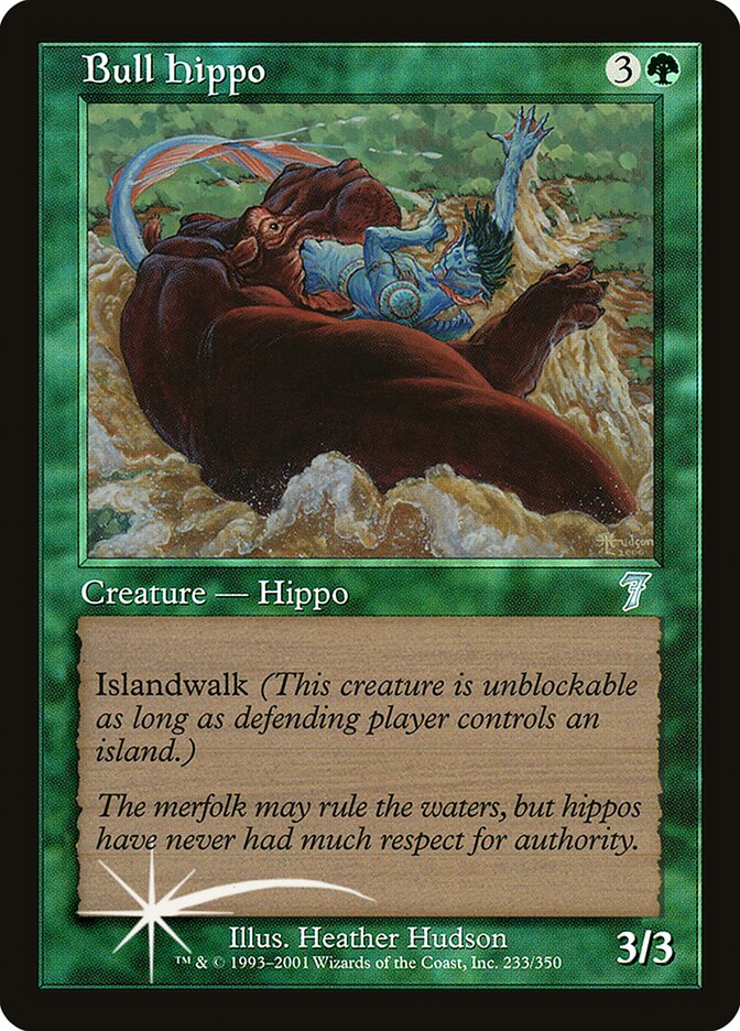 Bull Hippo (233) - Seventh Edition (7ED)