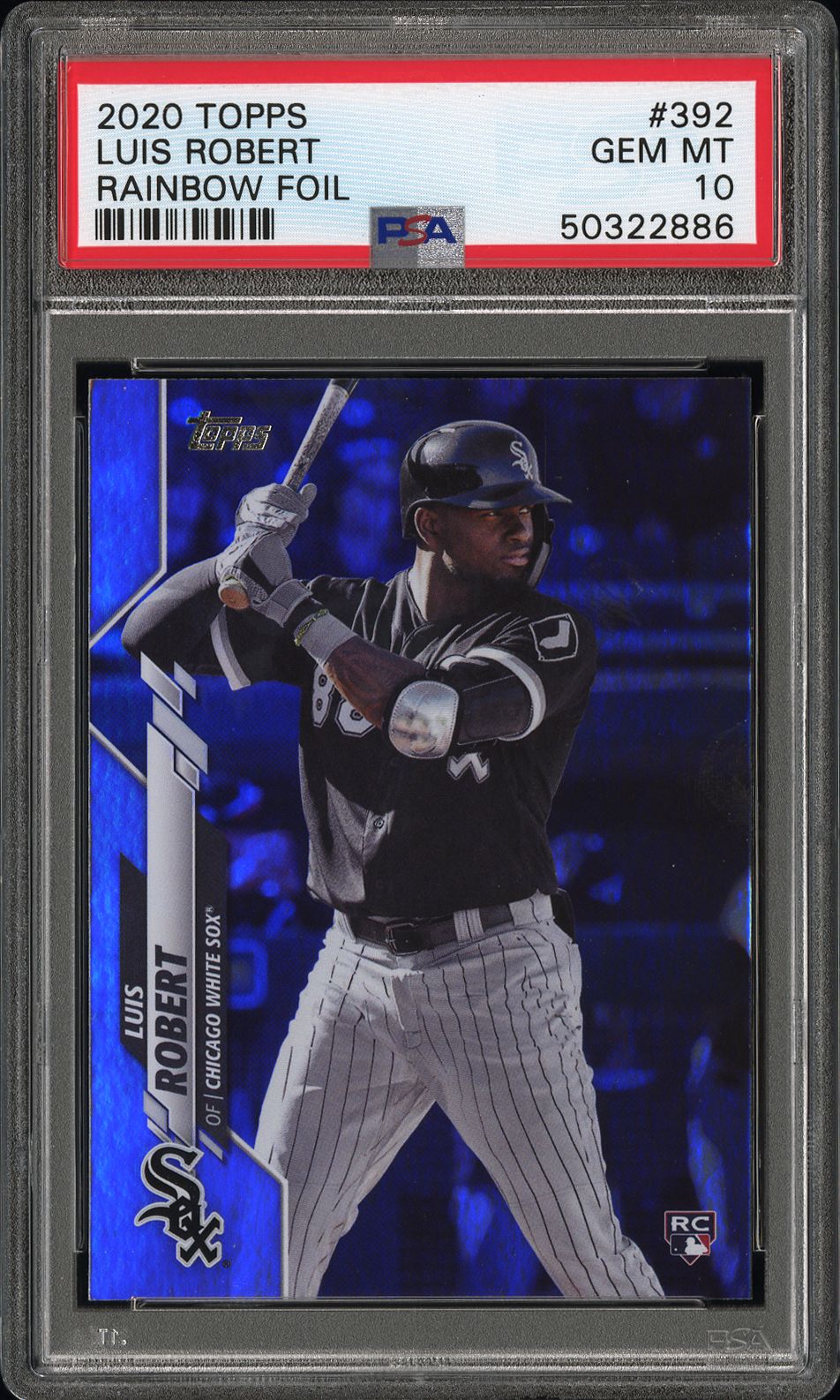 2020 Topps Rainbow Foil Luis Robert - [PSA 10] - Front
