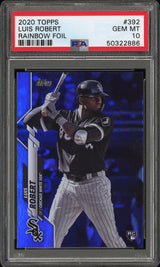 2020 Topps Rainbow Foil Luis Robert - [PSA 10] - Front