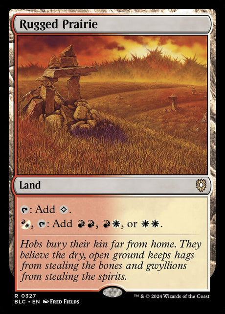 Rugged Prairie (327) - Bloomburrow Commander (BLC)