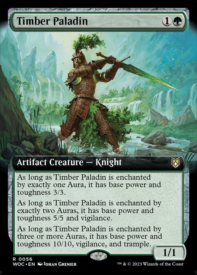 Timber Paladin (56) - Wilds of Eldraine Commander (WOC)