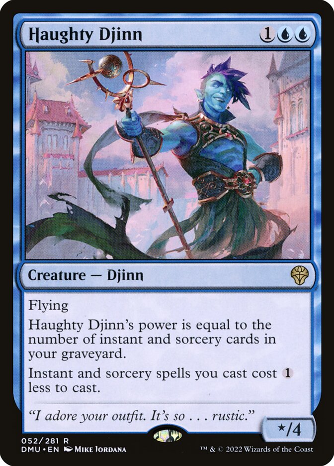 Haughty Djinn (52) - Dominaria United (DMU)