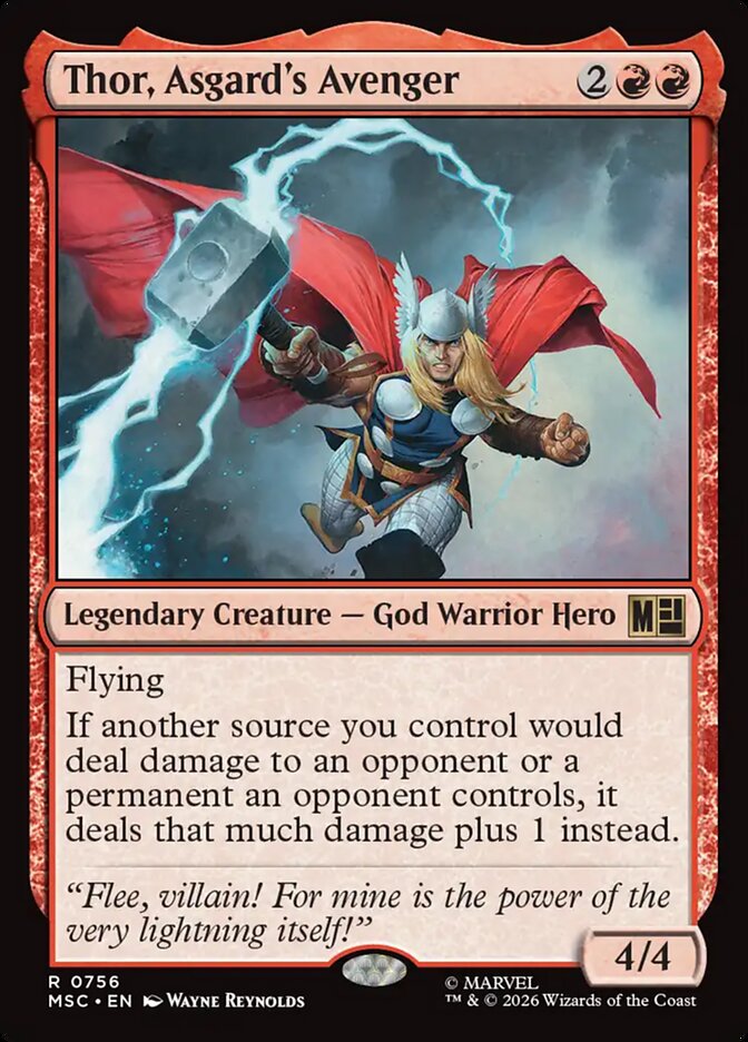 Thor, Asgard's Avenger (756) - Marvel Super Heroes Commander (MSC)