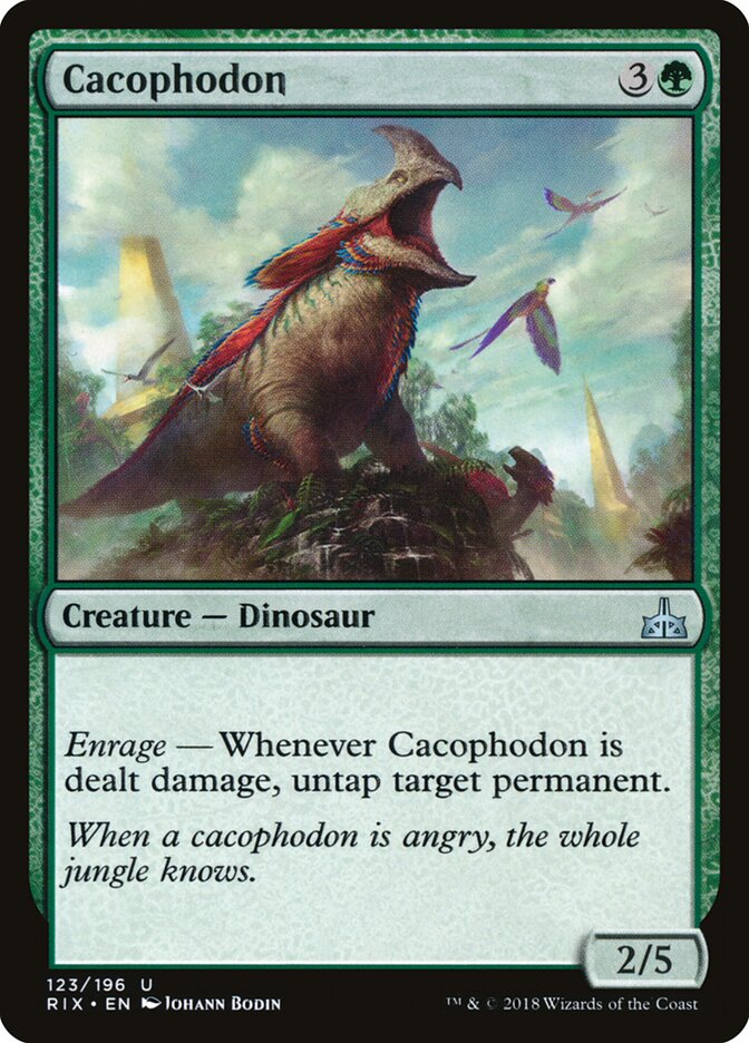 Cacophodon (123) - Rivals of Ixalan (RIX)