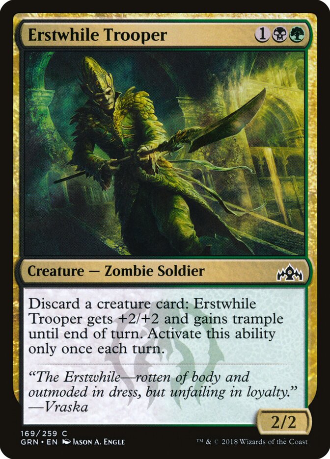 Erstwhile Trooper (169) - Guilds of Ravnica (GRN)