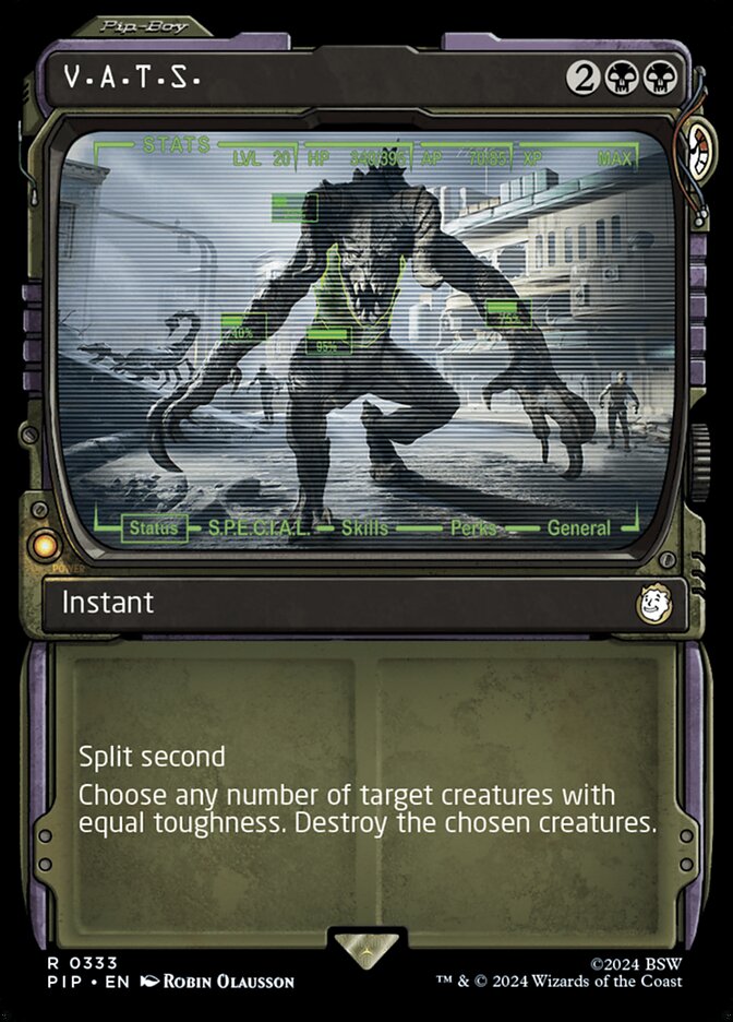 V.A.T.S. - [Foil, Showcase] Fallout (PIP)