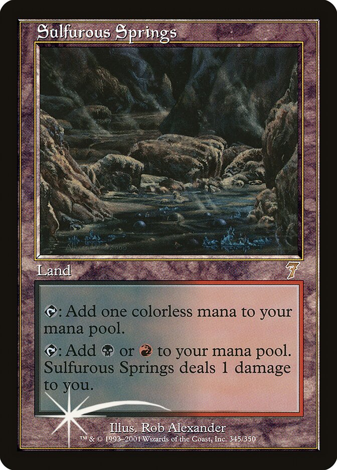 Sulfurous Springs (345) - Seventh Edition (7ED)