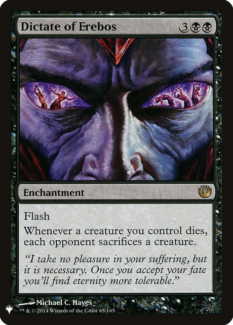 Dictate of Erebos (JOU-65) - The List (PLST)