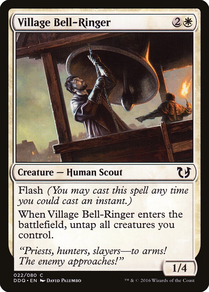Village Bell-Ringer (22) - Duel Decks: Blessed vs. Cursed (DDQ)