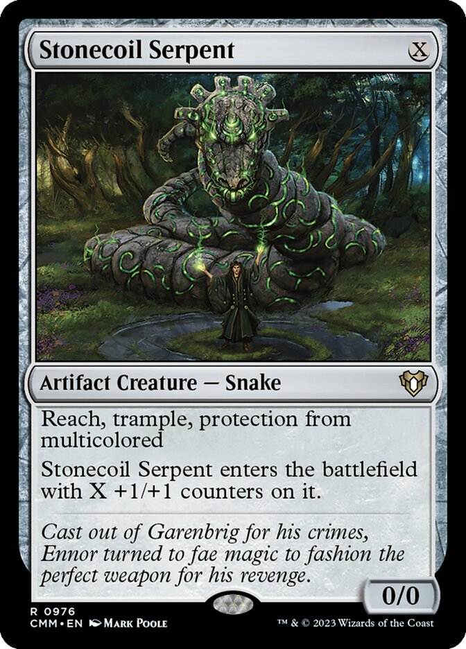 Stonecoil Serpent (976) - Commander Masters (CMM)