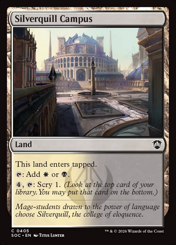 Silverquill Campus (405) - Secrets of Strixhaven Commander (SOC)