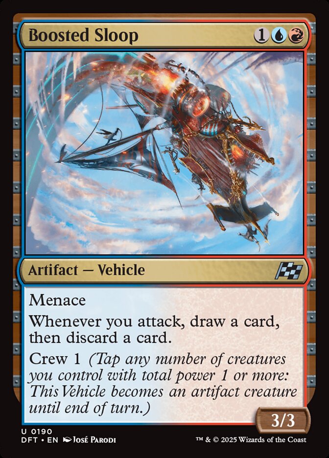 Boosted Sloop - [Foil] Aetherdrift (DFT)