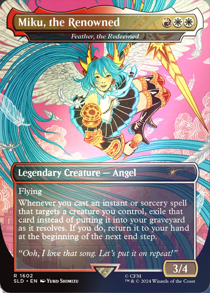 Miku, the Renowned - Feather, the Redeemed - Secret Lair Drop (SLD)