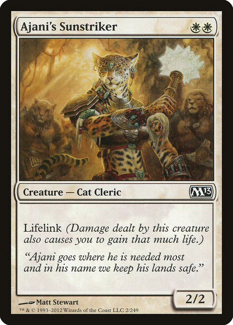 Ajani's Sunstriker (2) - Magic 2013 (M13)