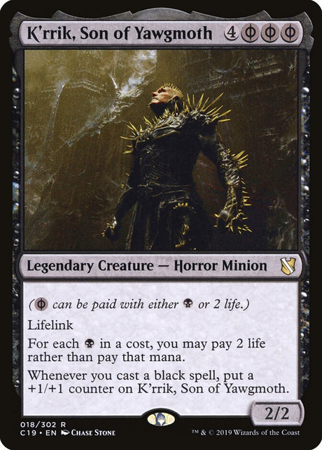 K'rrik, Son of Yawgmoth (18) - Commander 2019 (C19)