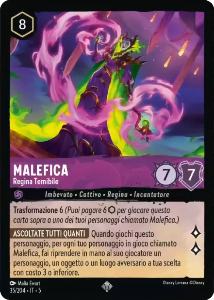 Maleficent - Fearsome Queen - [Foil] Shimmering Skies (5)