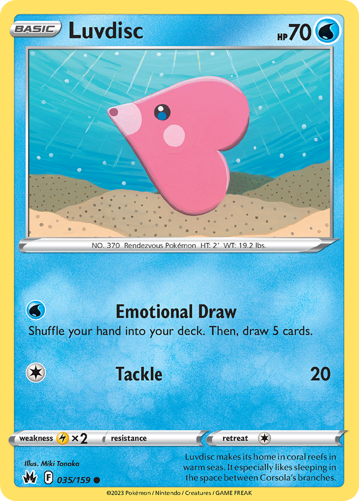 Luvdisc (35/159) - Crown Zenith (CRZ)