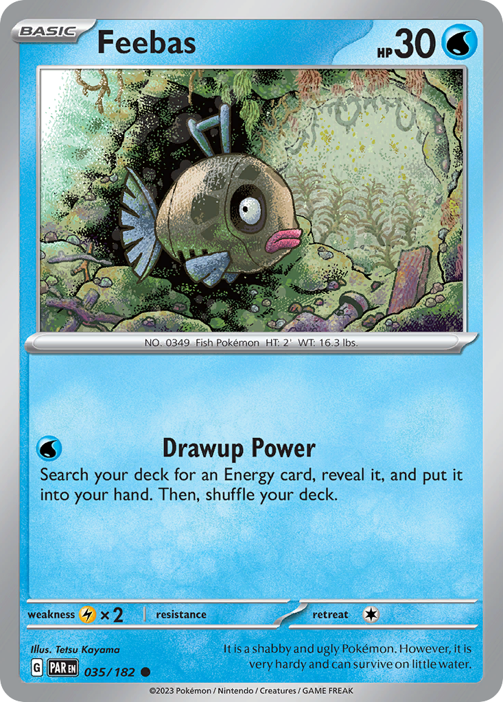 Feebas (35/182) - [Reverse Holo] Paradox Rift (PAR)