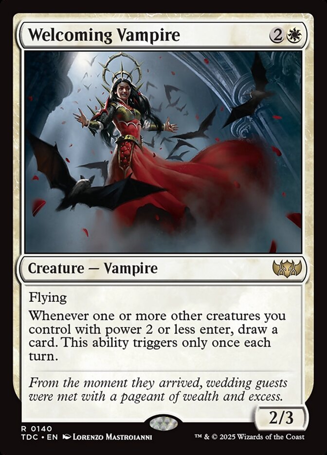 Welcoming Vampire (140) - Tarkir: Dragonstorm Commander (TDC)