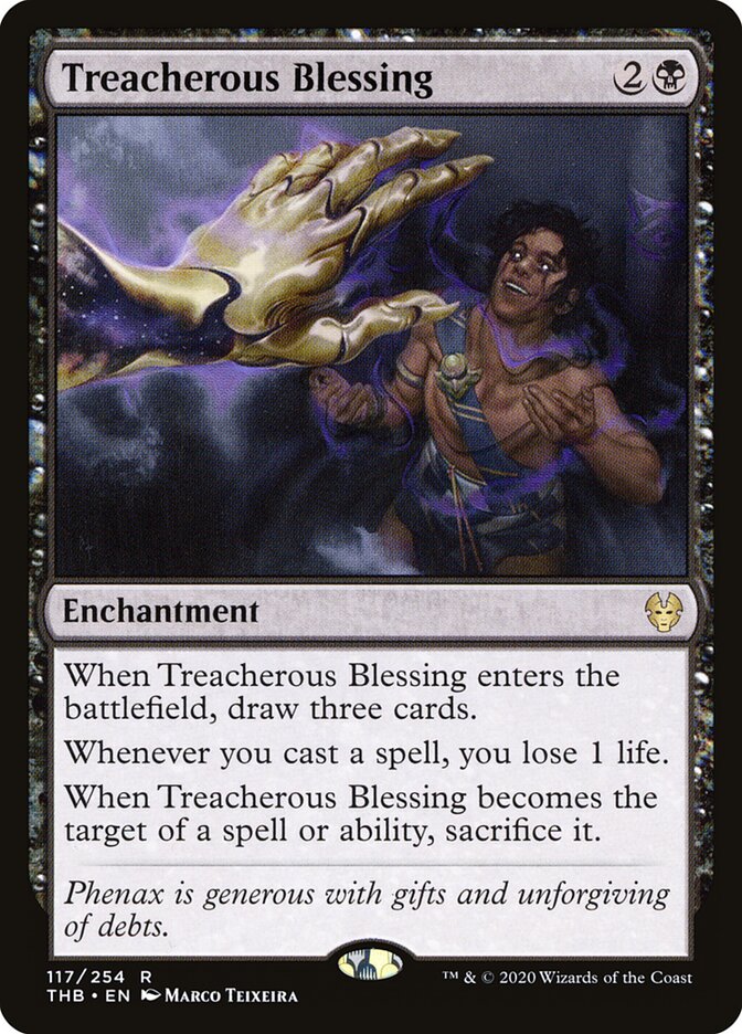 Treacherous Blessing (117) - Theros Beyond Death (THB)