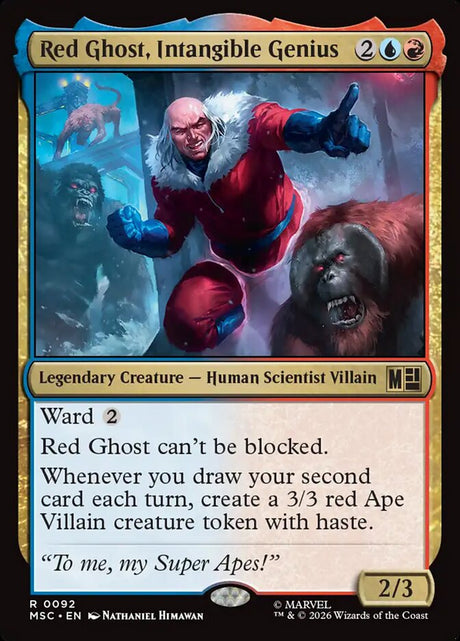 Red Ghost, Intangible Genius (92) - Marvel Super Heroes Commander (MSC)