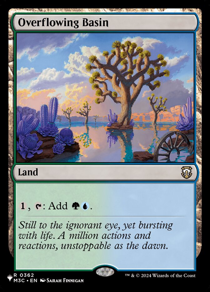 Overflowing Basin (M3C-362) - The List (PLST)