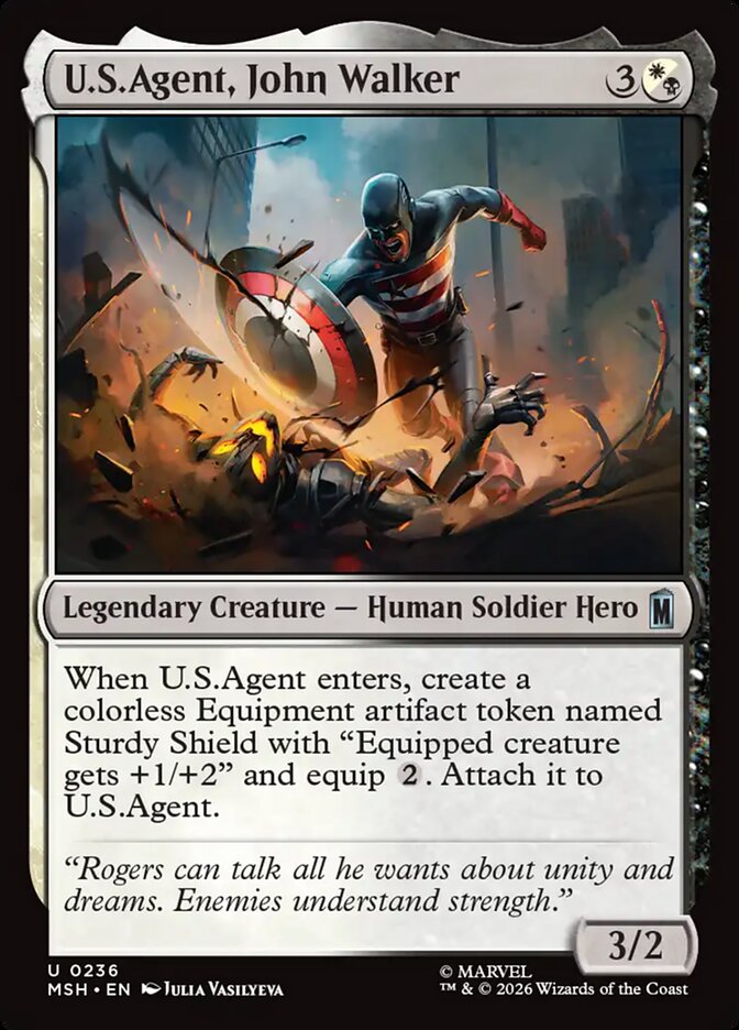 U.S.Agent, John Walker (236) - Marvel Super Heroes (MSH)