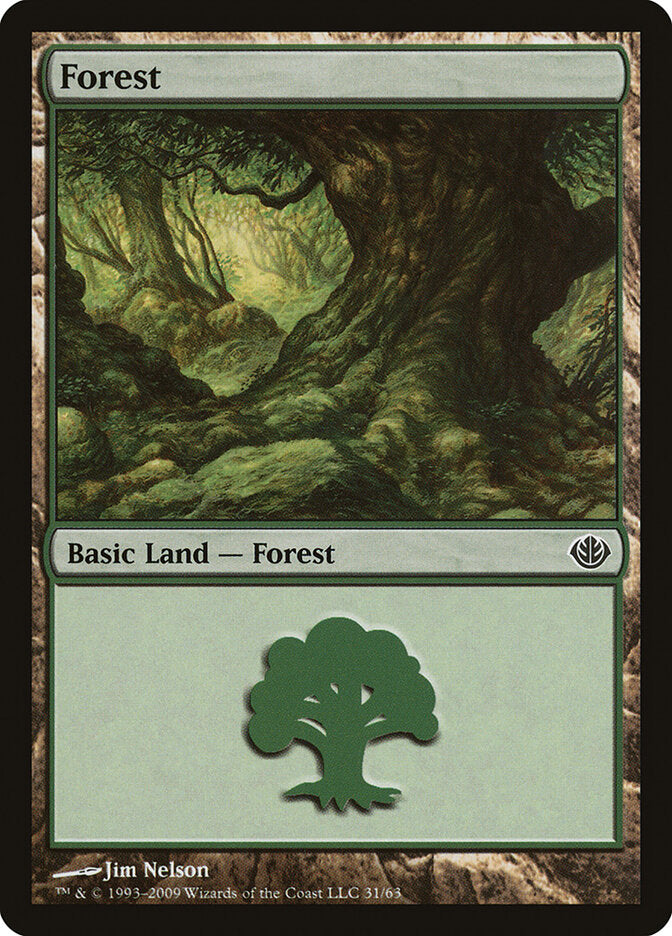 Forest (31) - Duel Decks: Garruk vs. Liliana (DDD)