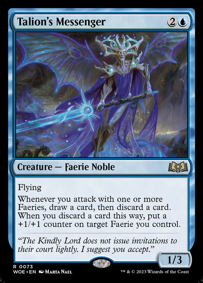 Talion's Messenger (73) - Wilds of Eldraine (WOE)