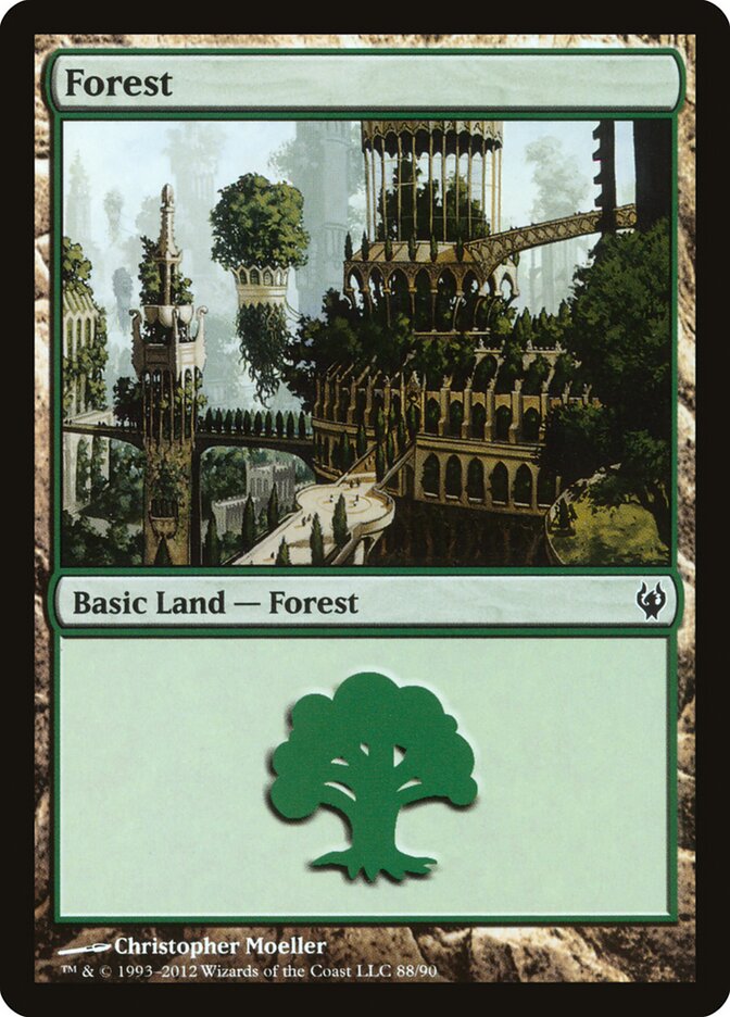 Forest (88) - Duel Decks: Izzet vs. Golgari (DDJ)