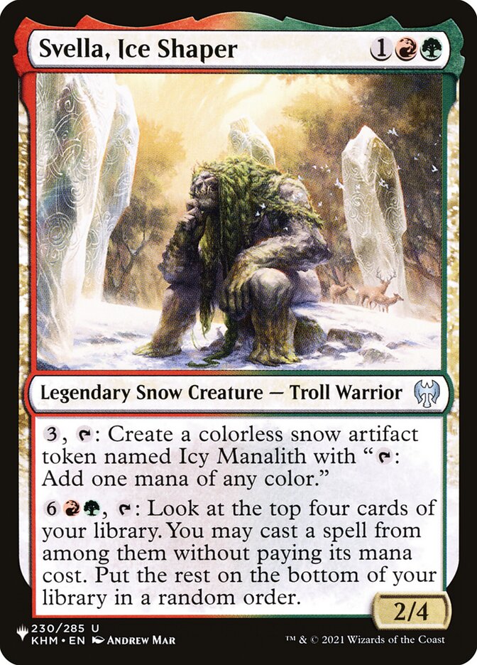 Svella, Ice Shaper (KHM-230) - The List (PLST)