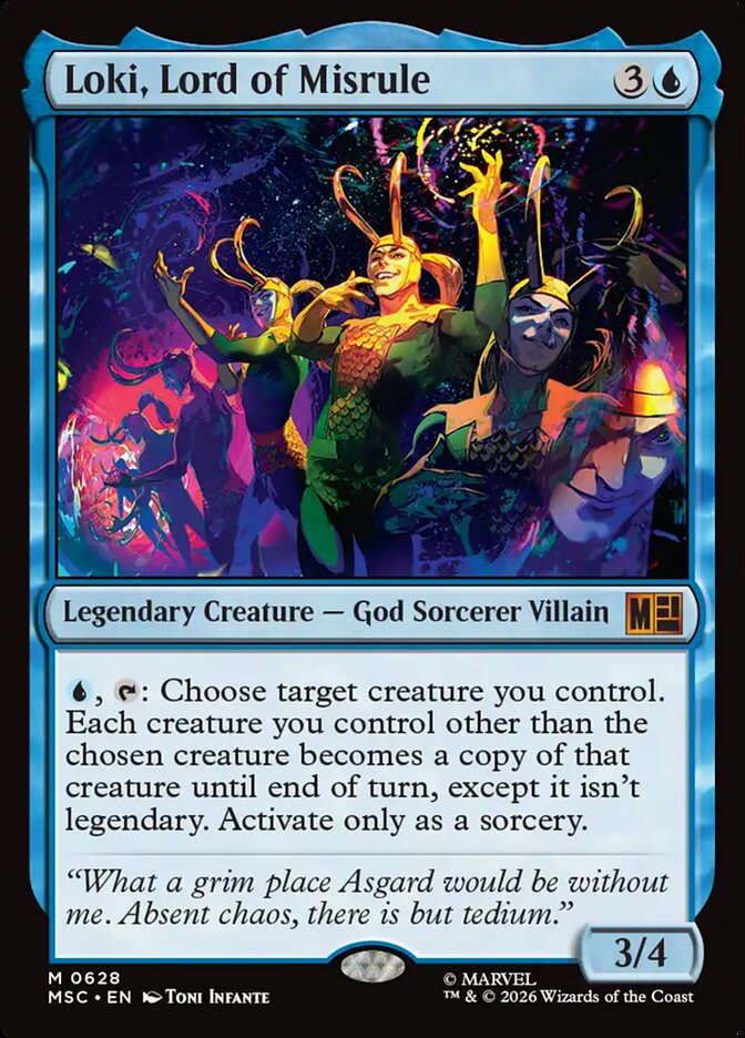 Loki, Lord of Misrule (628) - Marvel Super Heroes Commander (MSC)