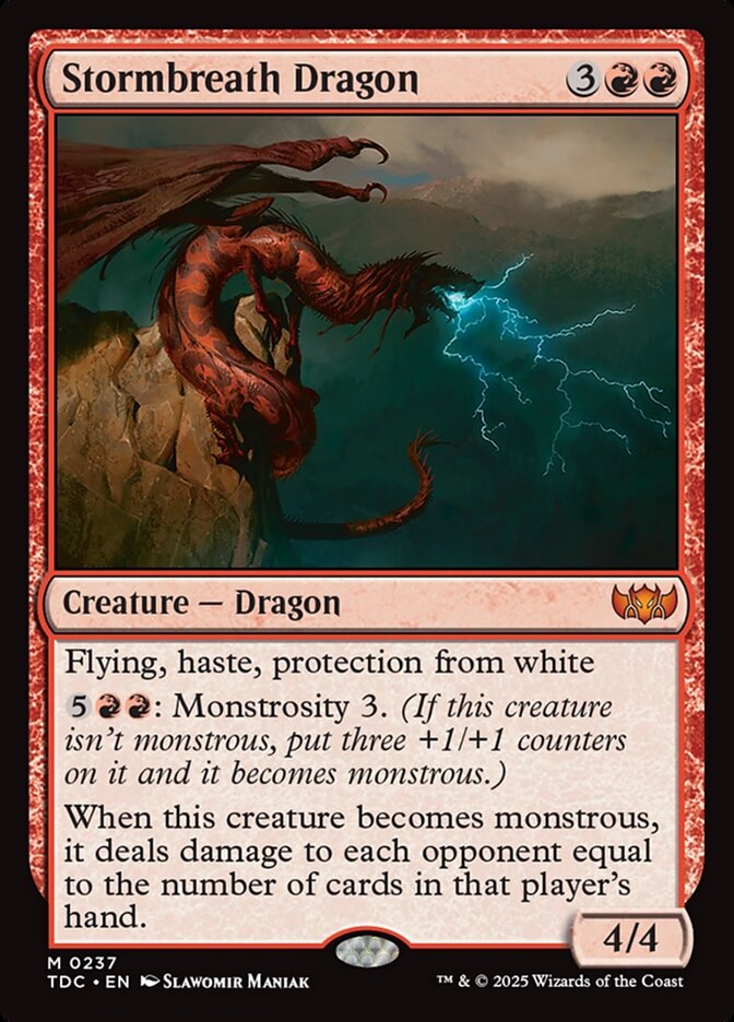 Stormbreath Dragon (237) - Tarkir: Dragonstorm Commander (TDC)