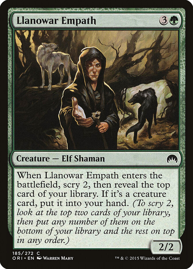 Llanowar Empath (185) - Magic Origins (ORI)