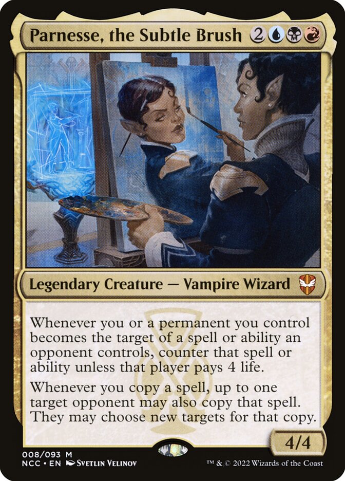 Parnesse, the Subtle Brush (8) - New Capenna Commander (NCC)