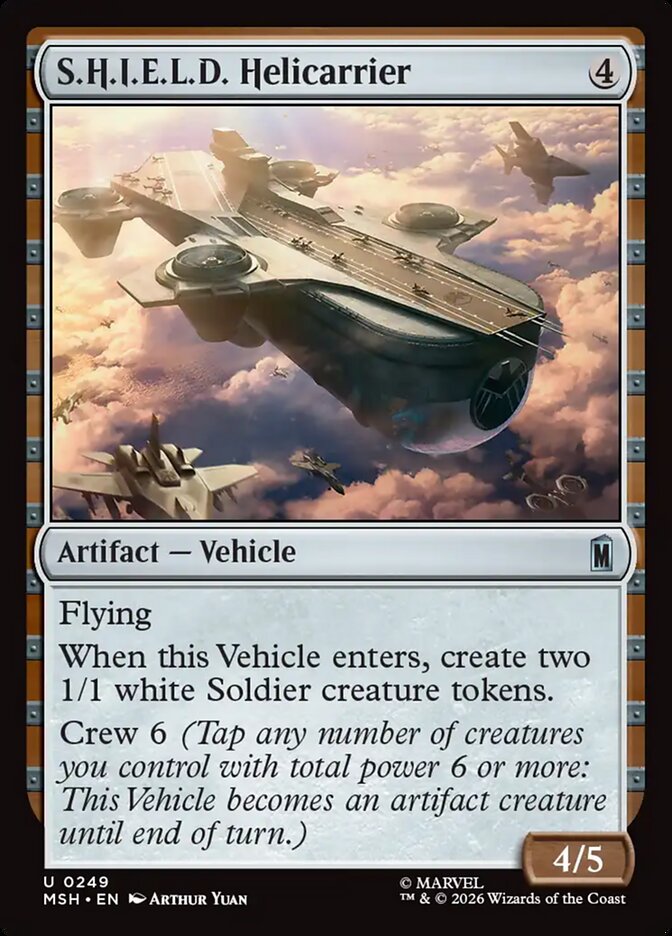 S.H.I.E.L.D. Helicarrier (249) - Marvel Super Heroes (MSH)