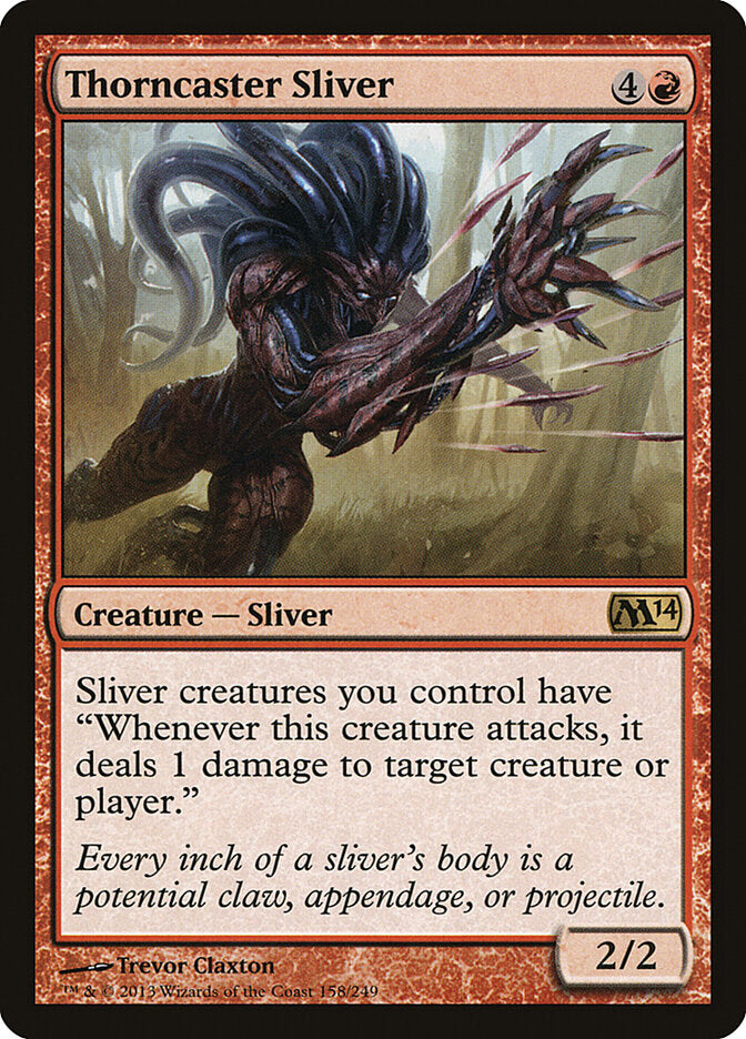 Thorncaster Sliver (158) - Magic 2014 (M14)
