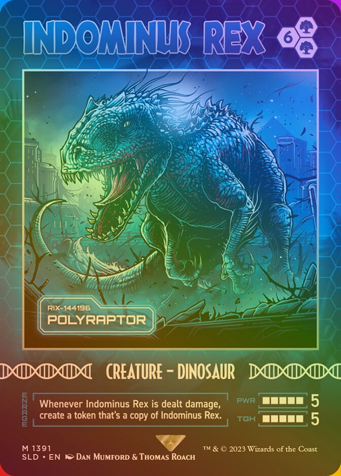 Polyraptor (1391‚òÖ) - [Foil, Borderless] Secret Lair Drop (SLD)