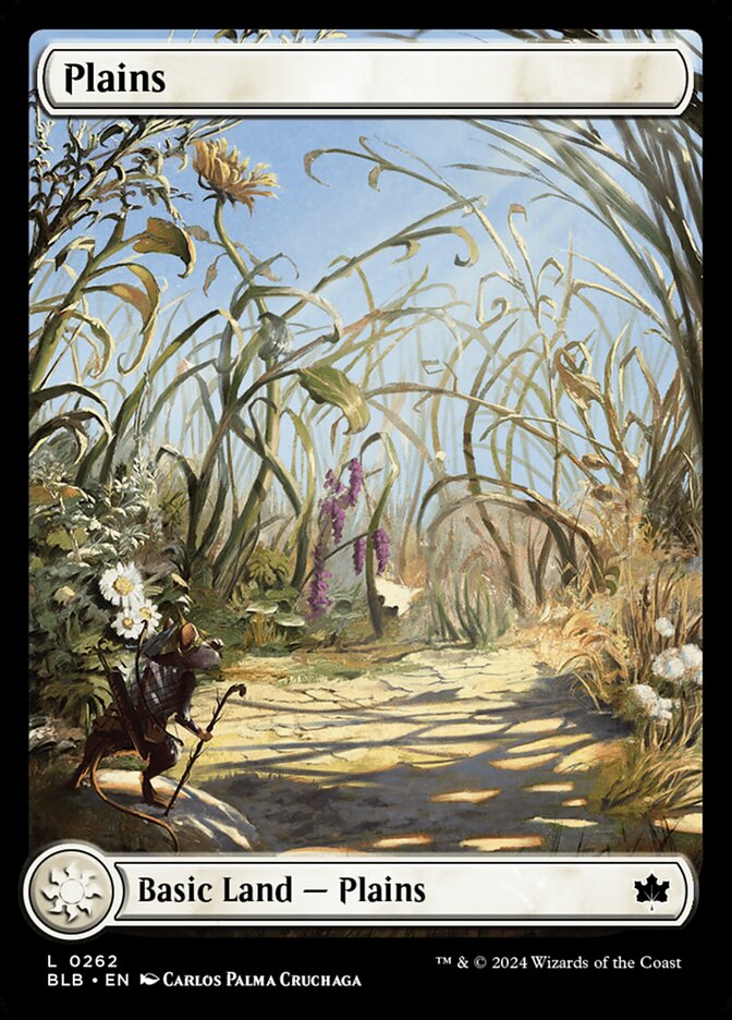 Plains (262) - [Foil, Full Art] Bloomburrow (BLB)