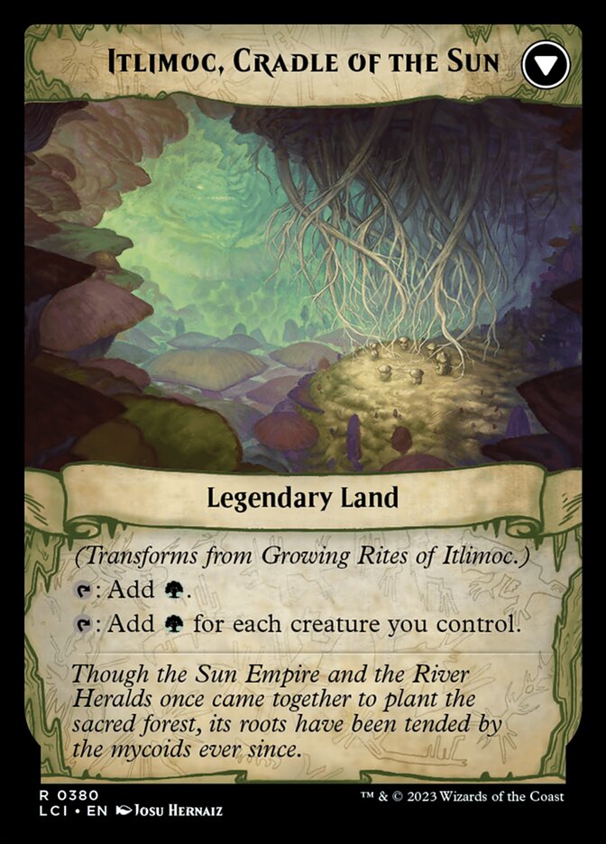 Growing Rites of Itlimoc // Itlimoc, Cradle of the Sun (380) - The Lost Caverns of Ixalan (LCI)