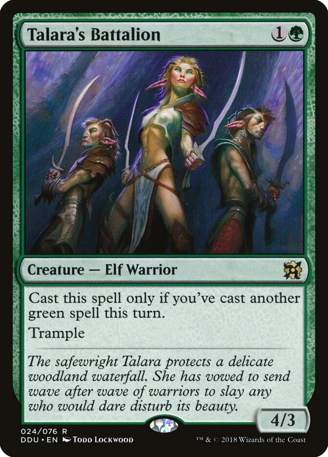 Talara's Battalion (24) - Duel Decks: Elves vs. Inventors (DDU)