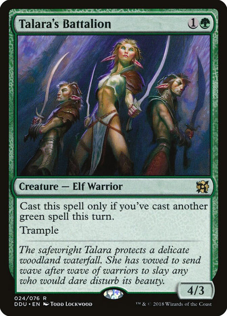 Talara's Battalion (24) - Duel Decks: Elves vs. Inventors (DDU)